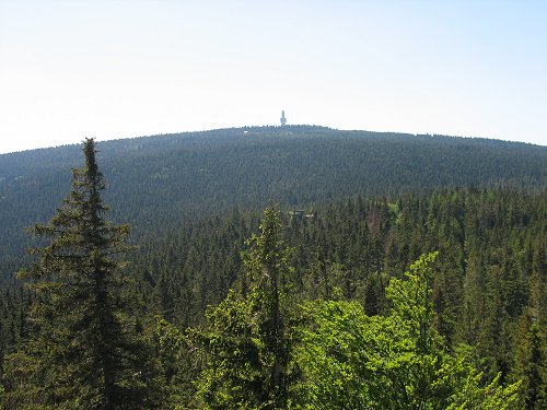 Rudolfstein: Blick zum Schneeberg