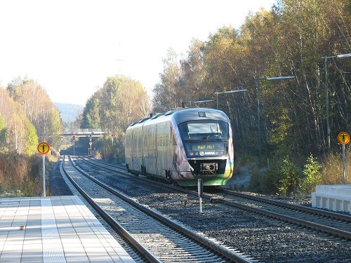 WM-2006-Vogtlandbahn nach Hof/Saale