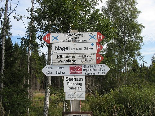 Der Höhenweg im Fichtelgebirge