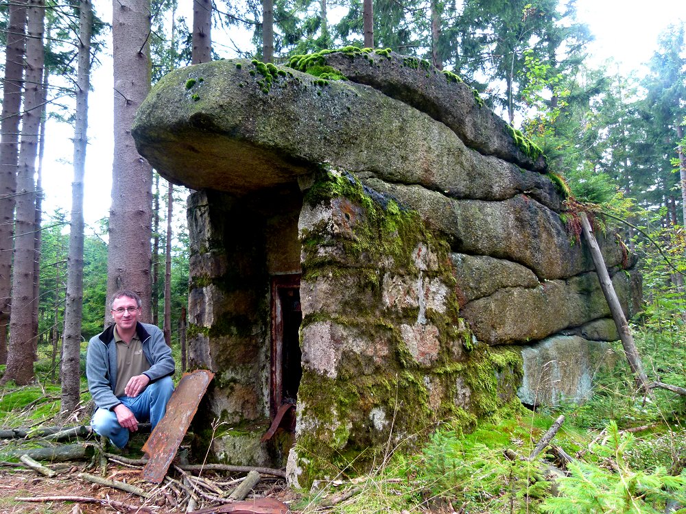 Felsformation zwischen Schneeberg und Rudolfstein im Fichtelgebirge