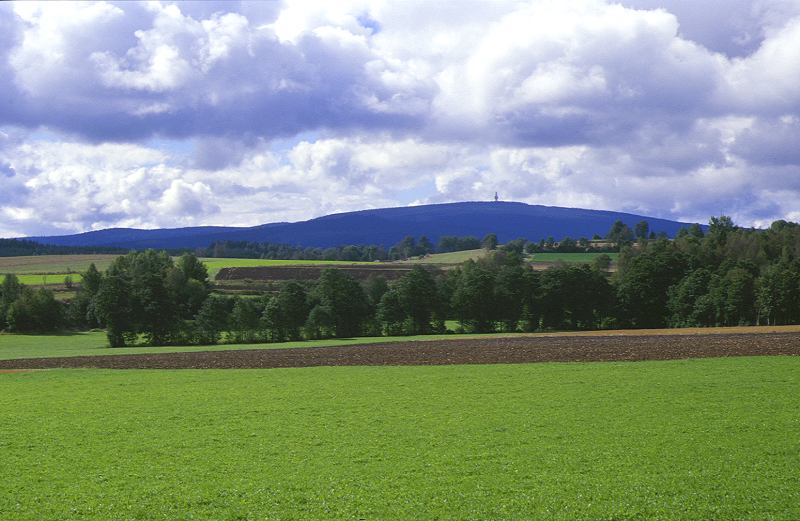 Der Schneeberg im Fichtelgebirge