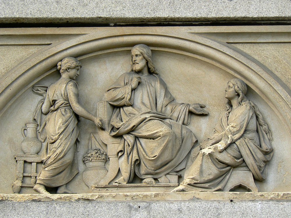 Jesus bei Maria und Martha