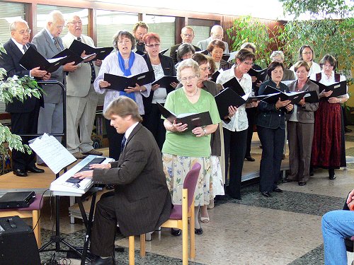 Serenade der Singgemeinschaft Marktleuthen, Klavier Jrgen Trger