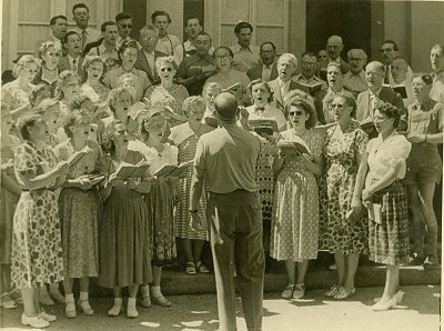 Singgemeinschaft Marktleuthen ca. 1950