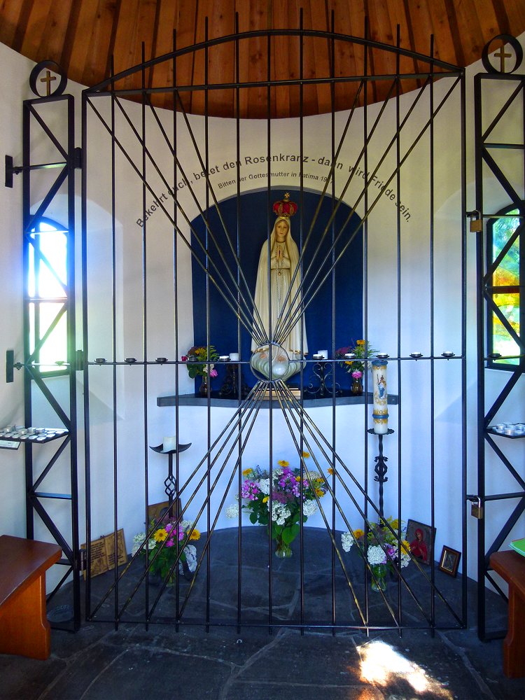 Marienfigur in der Fatimakapelle am Steinberg