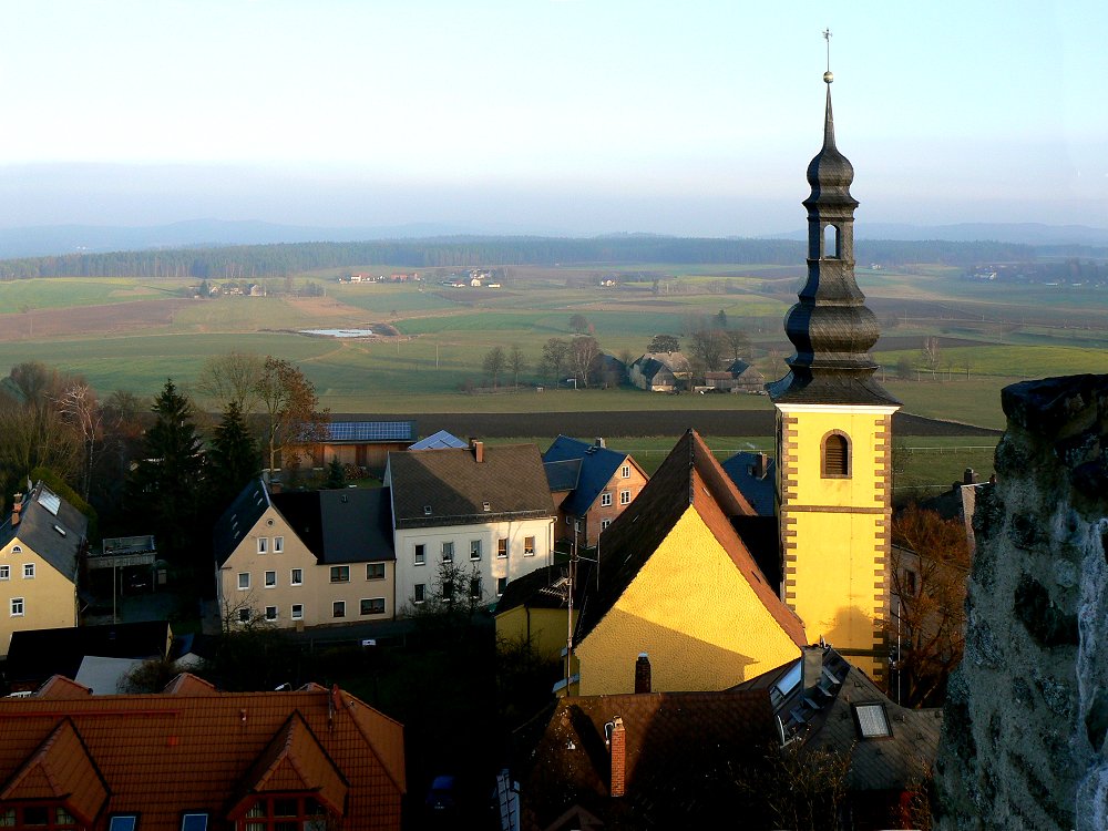 Aussicht von der Burgruine Thierstein