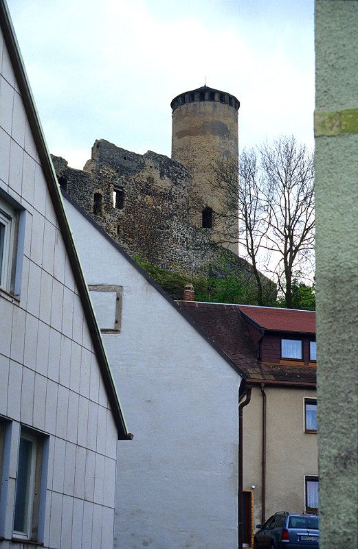 Die Burgruine über Thierstein