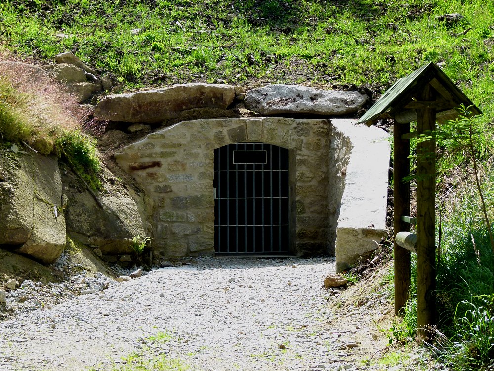 Bauarbeiten am Uranbergwerk bei Weißenstadt