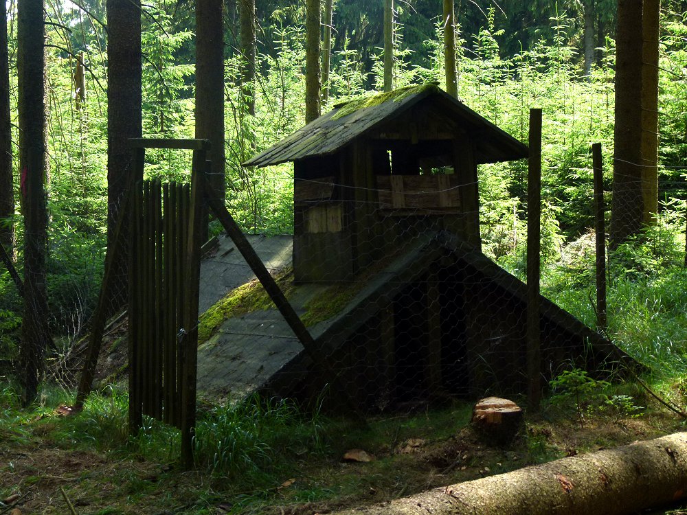 Luftschacht der Zinnerzgrube Werra bei Weißenstadt