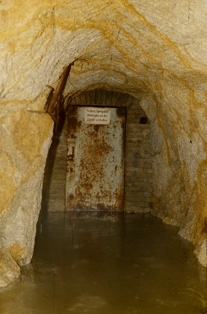 Die Sprengstoffkammer des Bergwerks