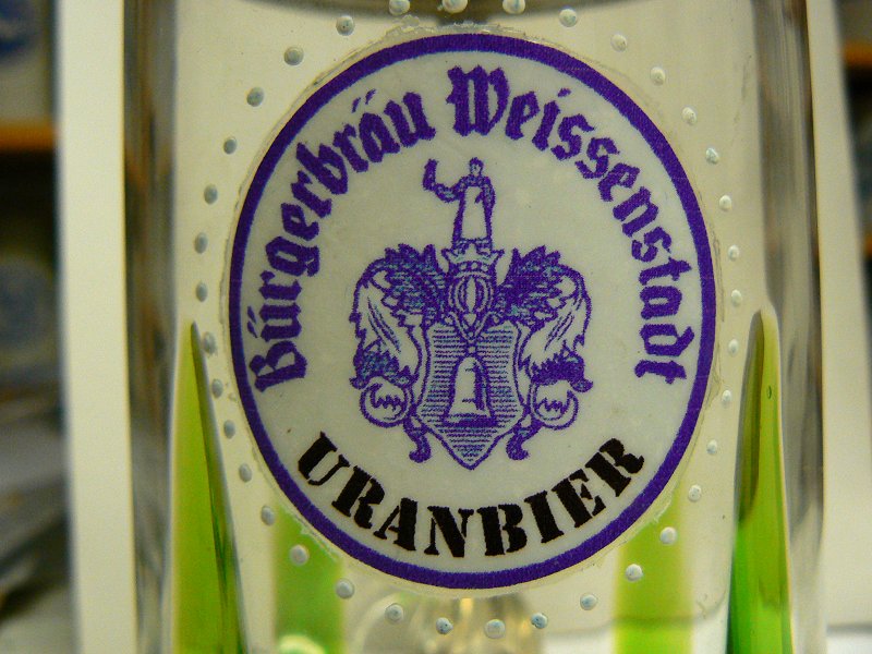 Bierkrug "Uranbier" aus Weißenstadt im Fichtelgebirge