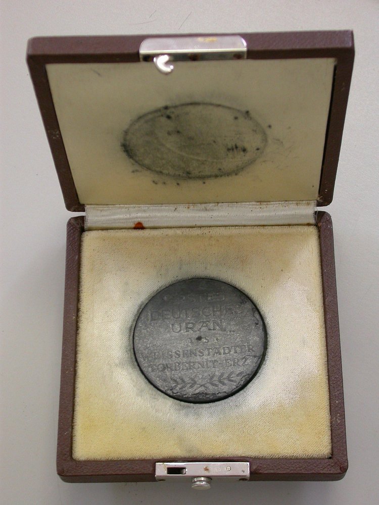 Uran-Medaille aus dem Fichtelgebirge
