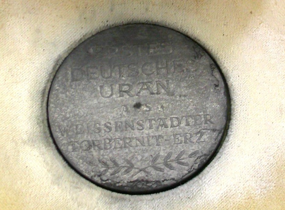 Uran-Medaille aus Weißenstadt