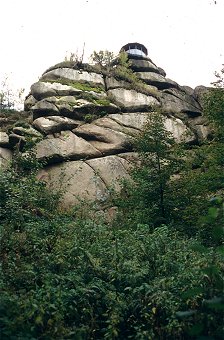 Waldstein - Felsengruppe im Gipfelbereich