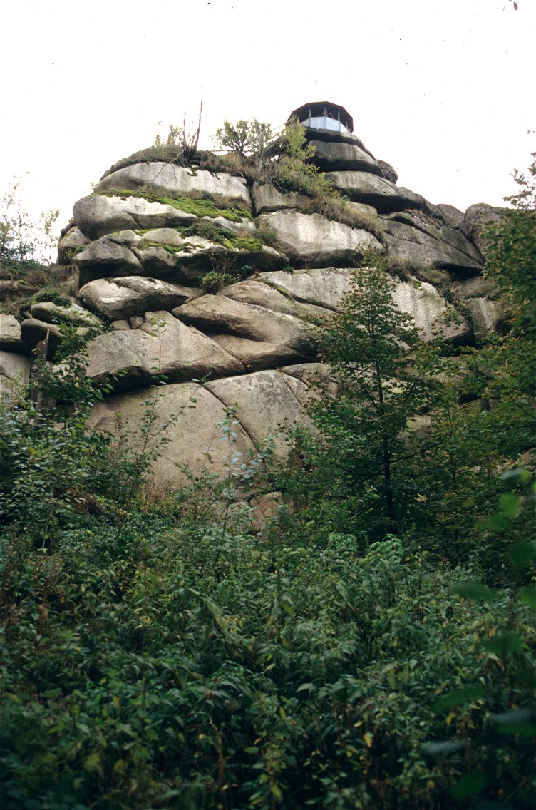 Aussichtskanzel auf dem Schüsselfelsen