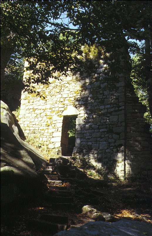 Waldstein - Ruine einer Kapelle auf dem Areal der früheren Ostburg
