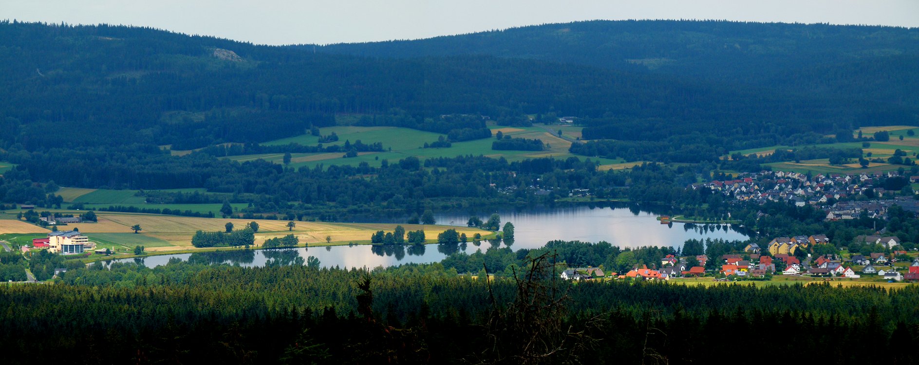 Weißenstadt und der Weißenstädter See