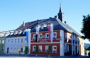 Das Rathaus von Bad Weißenstadt