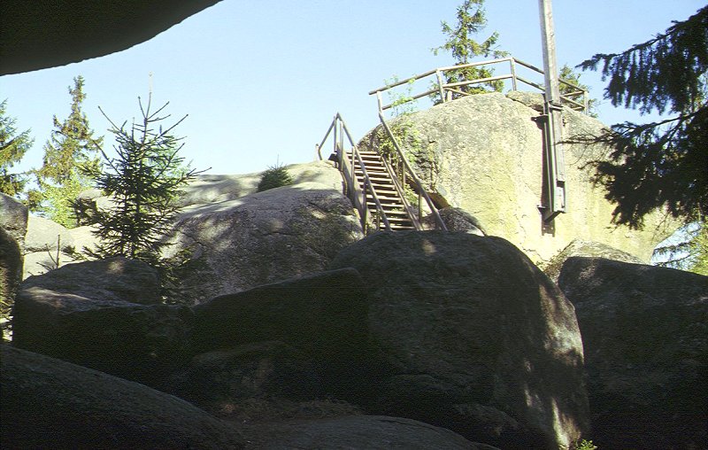 Aussichtspunkt im Felsenlabyrinth der Luisenburg