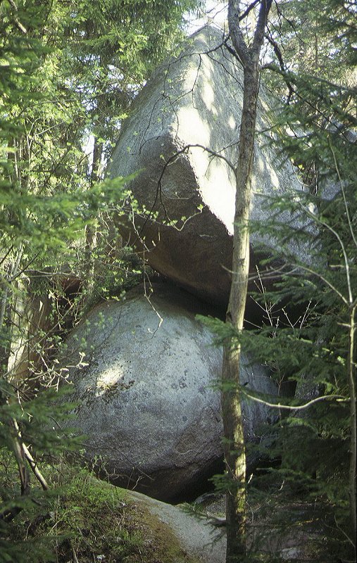Felsformationen im Felsenlabyrinth bei Wunsiedel