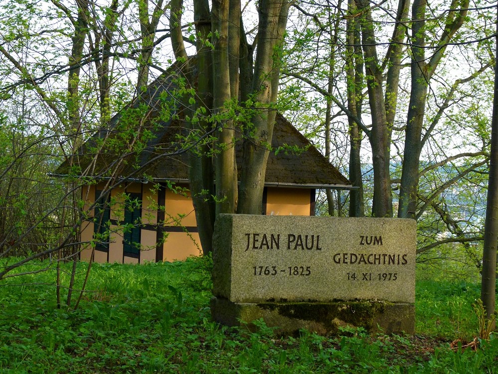 Jean Paul Gedenkstein auf dem Theresienstein bei Hof an der Saale