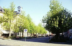 Wunsiedel - Marktplatz mit Rathaus